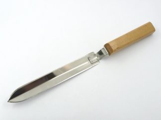 Нож пчеловодный угловой 200 мм (нерж.дер.ручка)